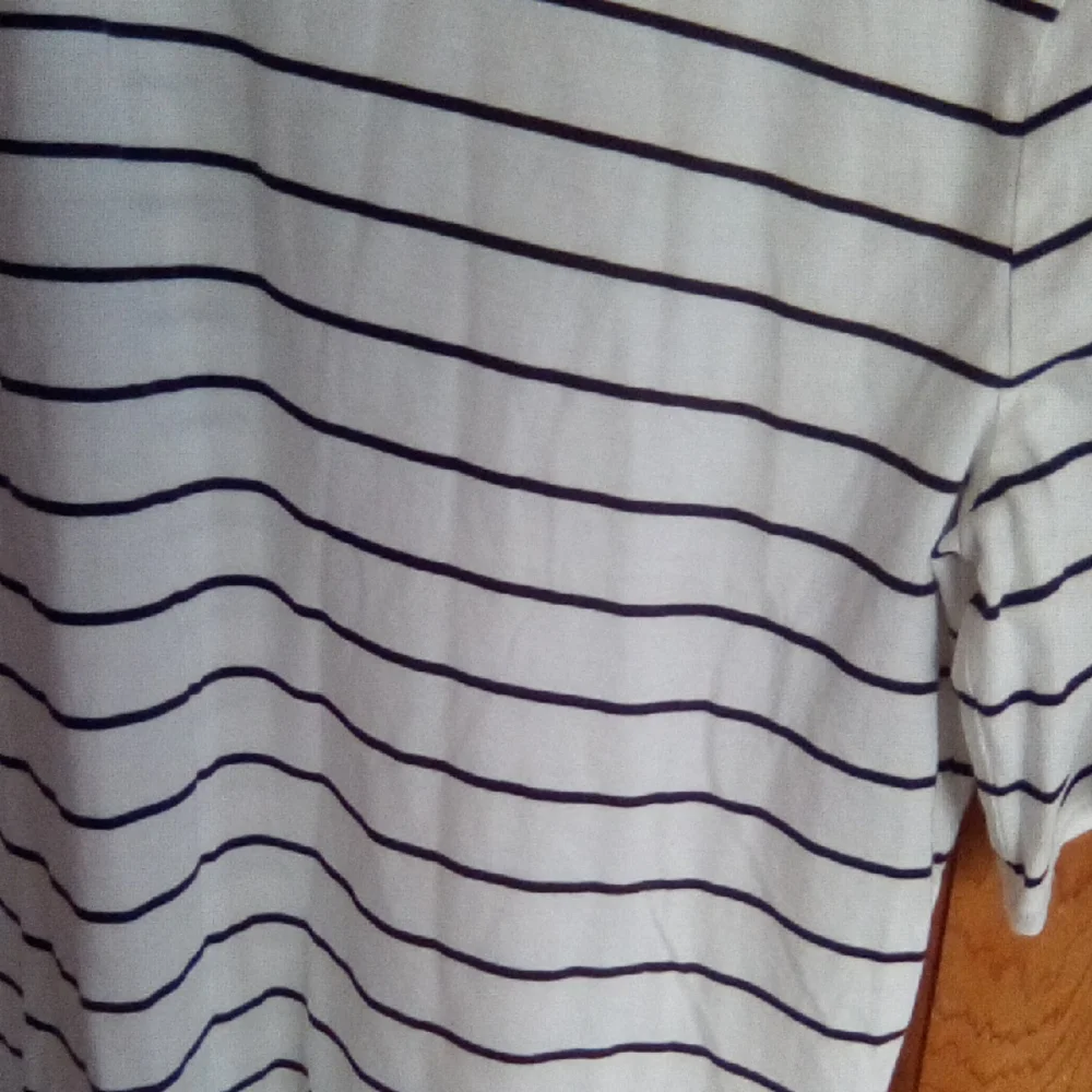 Garnet Hill Navy Striped Short Sleeve Tee - Picture 5 of 11